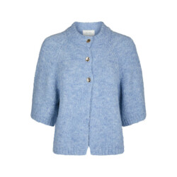 Neo Noir benuta fluffy knit cardigan 165816 142 dusty blue