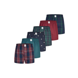MG-1 Wijde boxershorts heren 6-pack multipack d620 multicolor