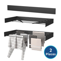 Wasophoogte ® wanddroogrek walldry 120 cm - 2 stuks