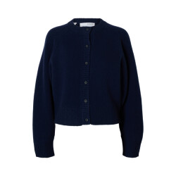 Selected Femme slfnora short ls knit o-cardigan 16099196 dark sapphire