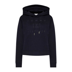 Tommy Hilfiger Dames geborduurde logo hoodie