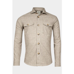 Giordano Overshirt rno, overshirt with semi 427503/80