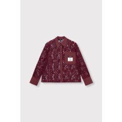 Alix The Label Lace blouse bordeaux