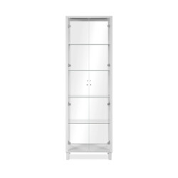 CaliCosy Vitrinekast met 2 deuren en 4 glazen planken l62 x h189 cm albi