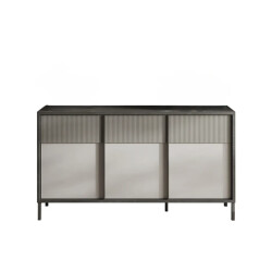 CaliCosy Klein buffetkastje met 3 deuren en 2 planken l156 cm everest