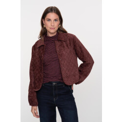 Geisha 55800-10 jacket quilted velvet