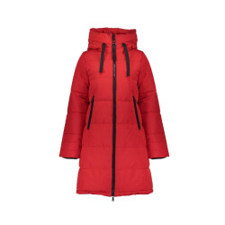 Geisha 58521-12 jacket with hood mid long