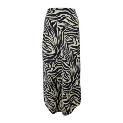 FOS Amsterdam Fos rok mea zebra satijn zwart
