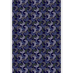 Bos Bright Blue R.b. boston casual hemd lange mouw regular fit cotton 427670/706