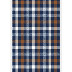 Bos Bright Blue R.b. boston casual hemd lange mouw franklin ls button down 427670/23