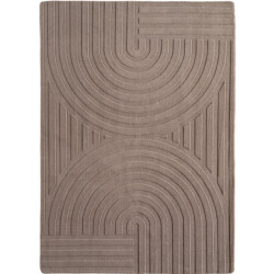 Muratap Japandi vloerkleed art hoogpolig scandinavisch design 3d-effect -