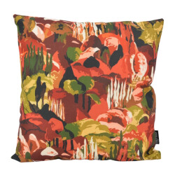 Gek op kussens! Sierkussen mountain trees | 45 x 45 cm | katoen/linnen