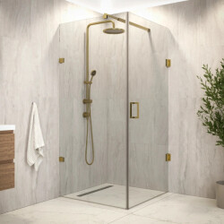 Mirlux Douchecabine mira 90 x 200 goud