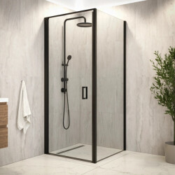 Mirlux Douchecabine vela 90 x 200 zwart