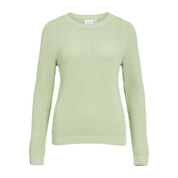 Vila vidalo o-neck l/s knit top- noos 14082767 smoke green