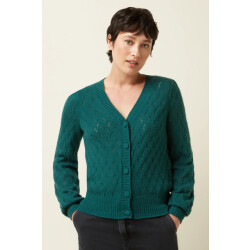 King Louie 09052 cardi v farfalle spruced green