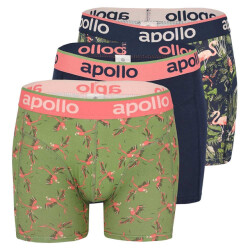 Apollo Heren boxershorts print 3-pack multicolor