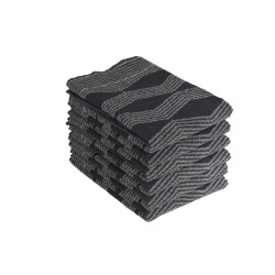 DoubleDry Luxe keukenhanddoeken set 6 stuks 50x50 cm 100% katoen hoge