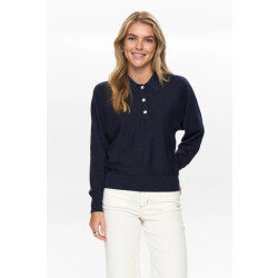 Nümph Nudajana l/s polo 706342 dark sapphire