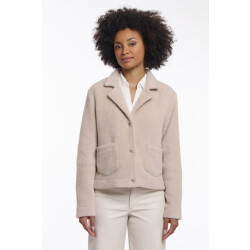 Rino & Pelle boxy jacket with lapel collar bobien.7002621 11018 smoked pearl