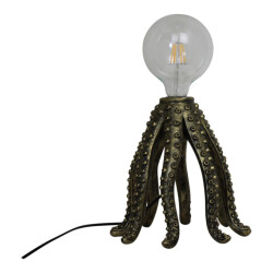 House Vitamin Octopus lamp -22x25cm-incl. grote gloeilamp-polyresin--