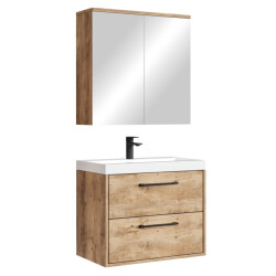 Badplaats Badkamermeubel set florence 01 60 cm – kastanje – hangend