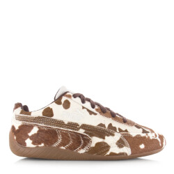 Puma Speedcat cow chocolate brown-gum lage sneakers dames