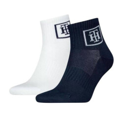 Tommy Hilfiger Heren enkelsokken van katoenmix (set van 2)