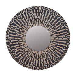Signature Miroir rond en nacre d.100 cm key
