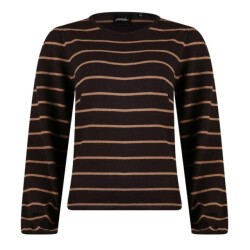Poools Pullover stripe 533155-brown