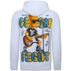 True Rise Oversized hoodie met capuchon lemon rock