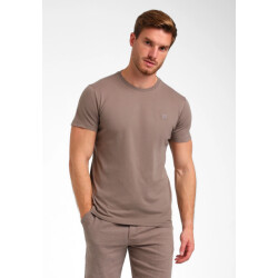 Gabbiano Heren shirt baze 152713 5997 desert taupe
