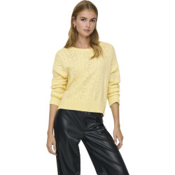 Only Onlisa life ls struct boxy oneck cc knt sunlight/m