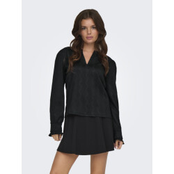 Only Onldia l/s v-neck collar top cs jrs