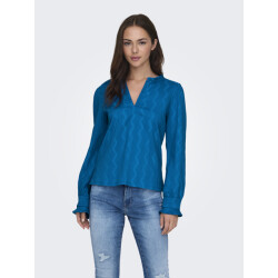 Only Onldia l/s v-neck collar top cs jrs