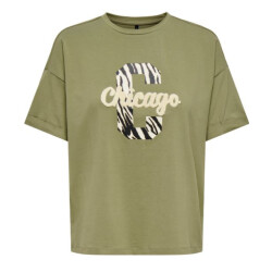 Only Onlcia life s/s foldup prnt top box