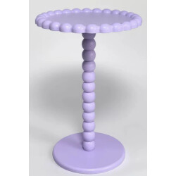 House Vitamin Side table round lilac mdf 38x55cm
