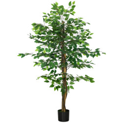 4goodz Kunstplant ficus 150cm banyanboom -