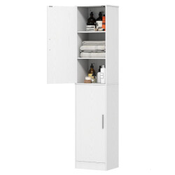 4goodz Badkamerkast 180 cm ruime kolomkast met 2 deuren -