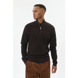 Matinique 30207192 lagoon 190912 chocolate brown heren half zip trui