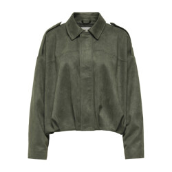 Jacqueline de Yong Jdynia faux suede bat jacket otw yfm donker
