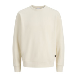 Jack & Jones Jjedover classic sweat crew neck ecru