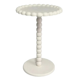 House Vitamin Side table round sand mdf 38x55cm