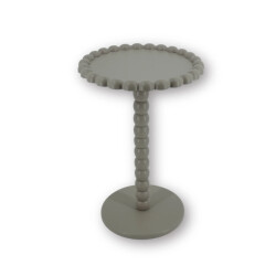House Vitamin Side table round taupe mdf 38x55cm