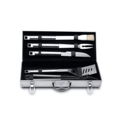 BergHOFF Barbecueset 6pc stainless steel bbq set met koffer