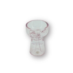 House Vitamin Candle- and tealightholder bow pink 7,5x9,5cm