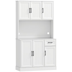 4goodz Keukenkast voorraadkast met werkblad verstelbare planken -