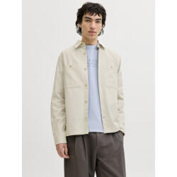 Jack & Jones Jprblurayle linen bl. solid ls shir