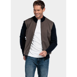 Baileys Vest cardigan zip front soft flan 522093/87