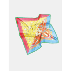 Mucho Gusto ® scarf burano colorful patchwork print